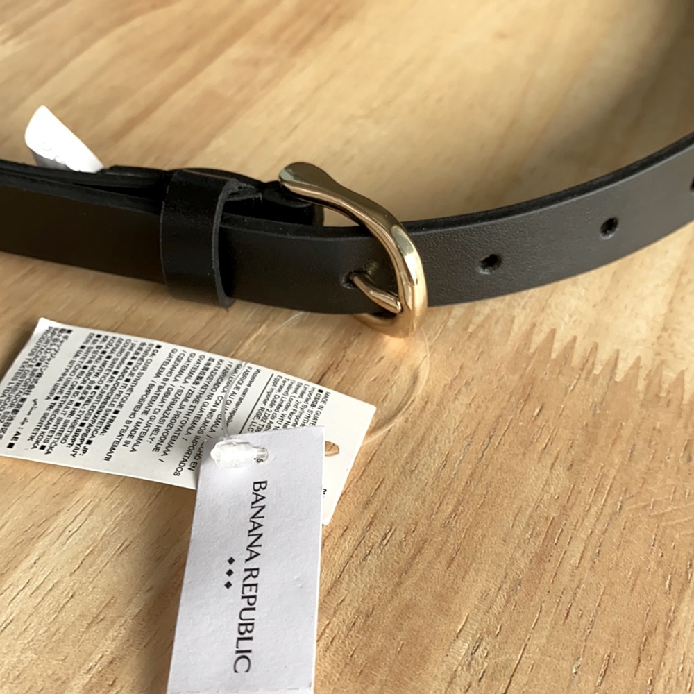 Banana Republic Black & Gold Belt
